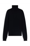 Regular-fit rollneck sweater in virgin wool