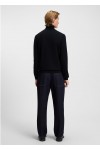 Regular-fit rollneck sweater in virgin wool