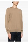 LOGO-EMBROIDERED SWEATER IN RESPONSIBLE WOOL