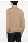 LOGO-EMBROIDERED SWEATER IN RESPONSIBLE WOOL