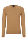 LOGO-EMBROIDERED SWEATER IN RESPONSIBLE WOOL