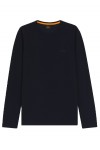 Cotton-blend T-shirt with waffle structure