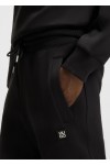 Cotton tracksuit bottoms with stacked logo
