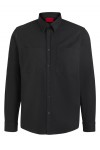 Relaxed-fit shirt in soft twill with Kent collar