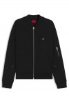 Oversize-fit bomber jacket in jersey