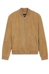Regular-fit jacket in suede