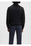 Knitted jacket in cotton and cashmere