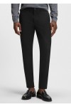 Slim-fit pants in a stretch-cotton Black
