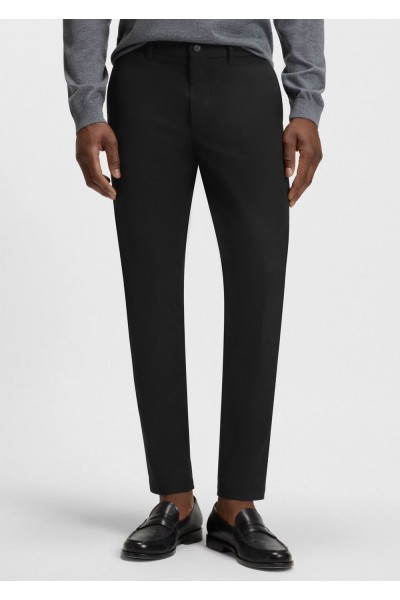 Slim-fit pants in a stretch-cotton Black Slim-fit pants in a stretch-cotton Black