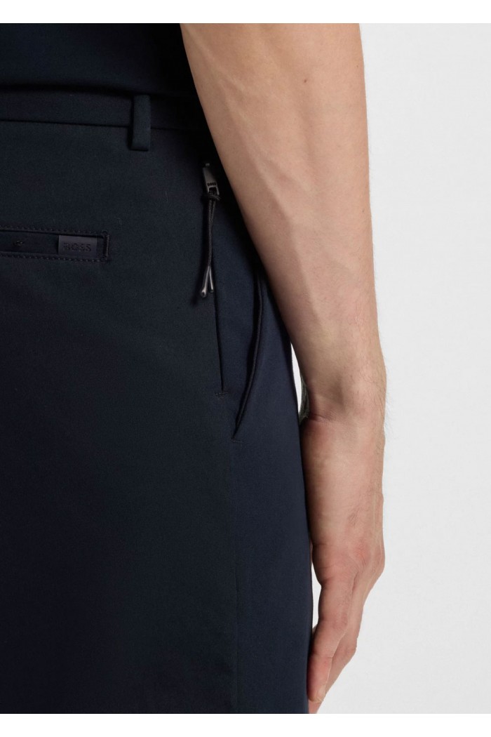 Slim-fit pants in a stretch-cotton