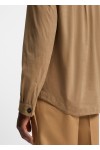 Relaxed-fit overshirt in stretch fabric
