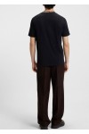 Cotton-jersey T-shirt with lip artwork
