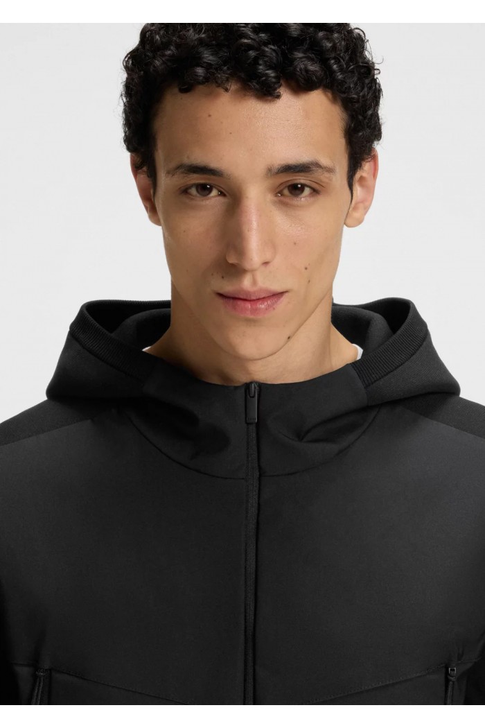 Regular-fit hooded jacket with weather protection