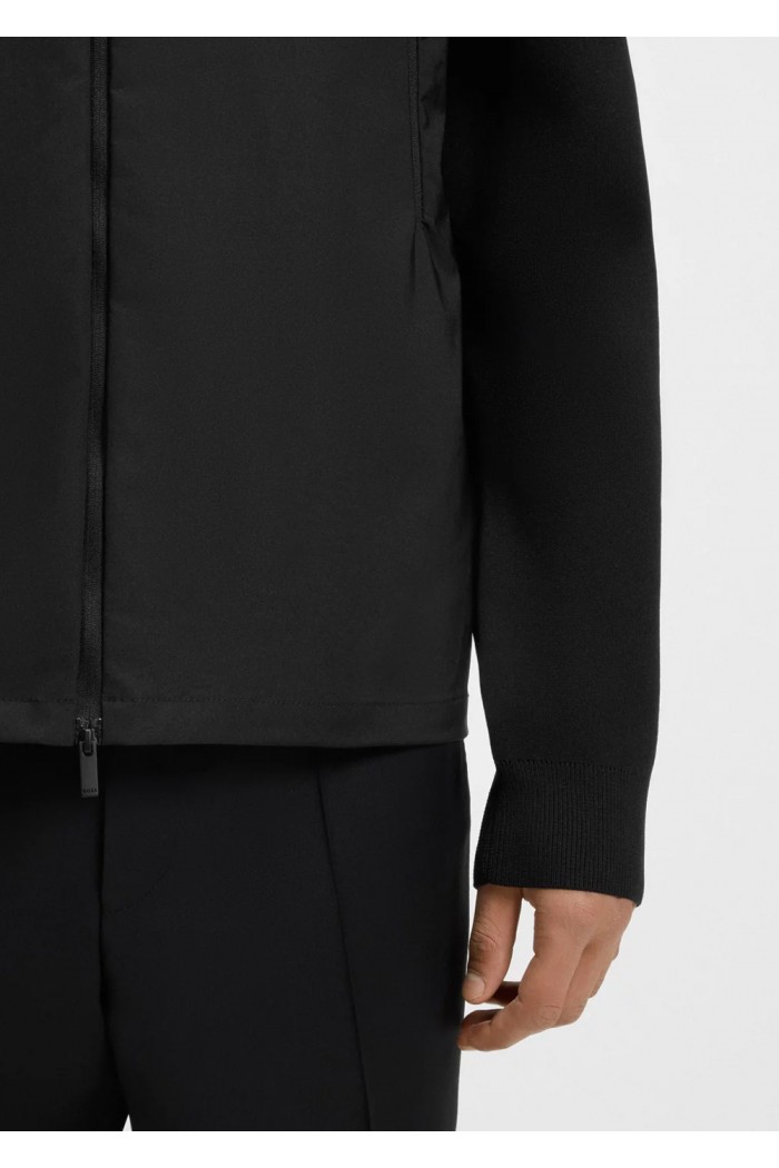 Regular-fit hooded jacket with weather protection