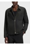 Oversize-fit shirt in water-repellent canvas