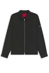 Oversize-fit shirt in water-repellent canvas