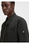 Oversize-fit shirt in water-repellent canvas