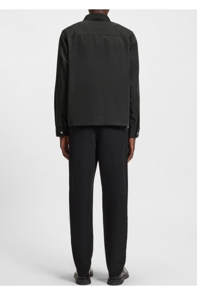 Oversize-fit shirt in water-repellent canvas
