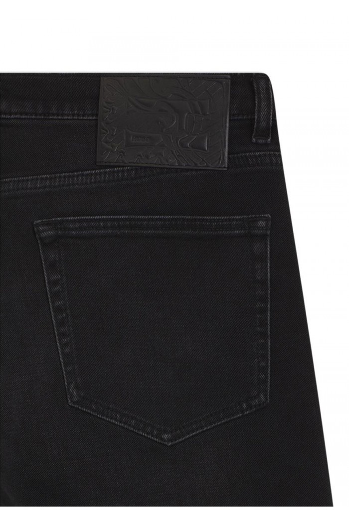 734 Extra Slim Black Jeans