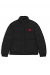 Water-repellent padded jacket with logo patch Water-repellent padded jacket with logo patch