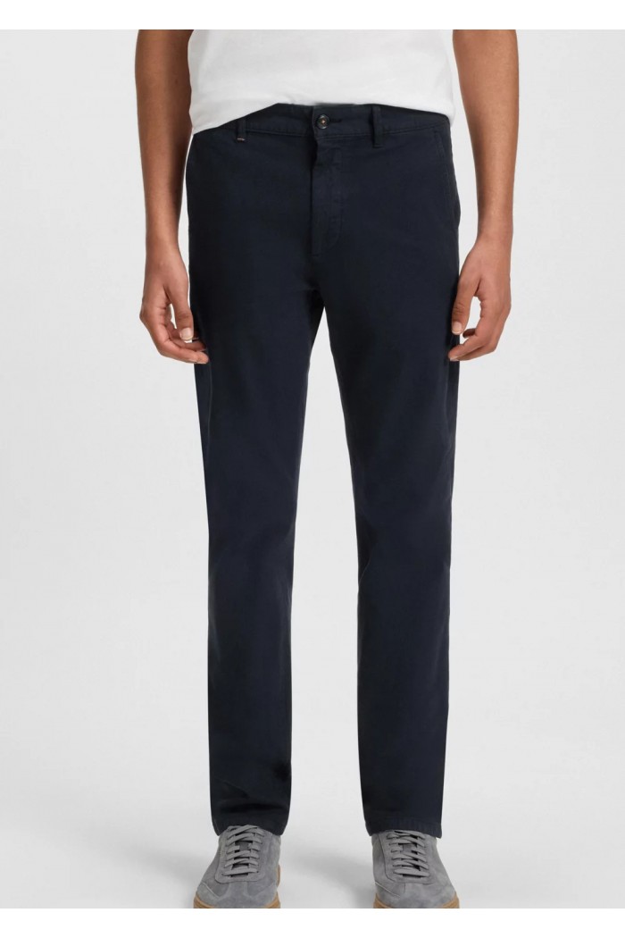 Slim-fit pants in stretch cotton