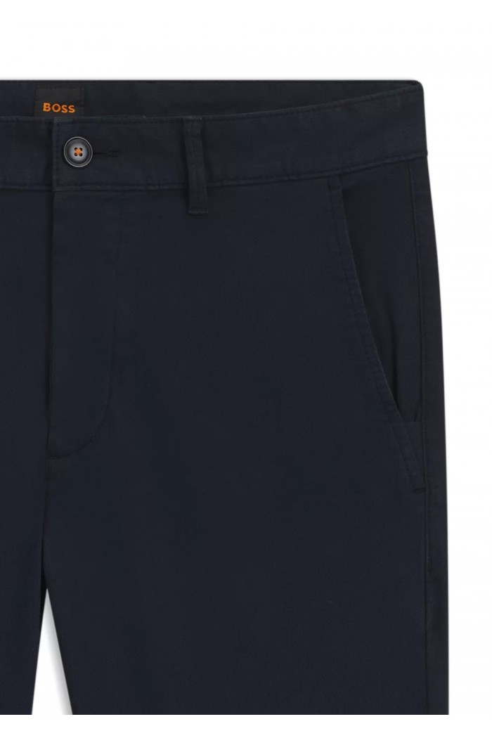 Slim-fit pants in stretch cotton