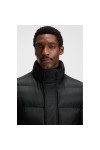 Water-repellent jacket with monogram jacquard