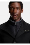 Relaxed-fit coat in wool and cashmere