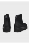 Leather Chelsea boots with embossed logo