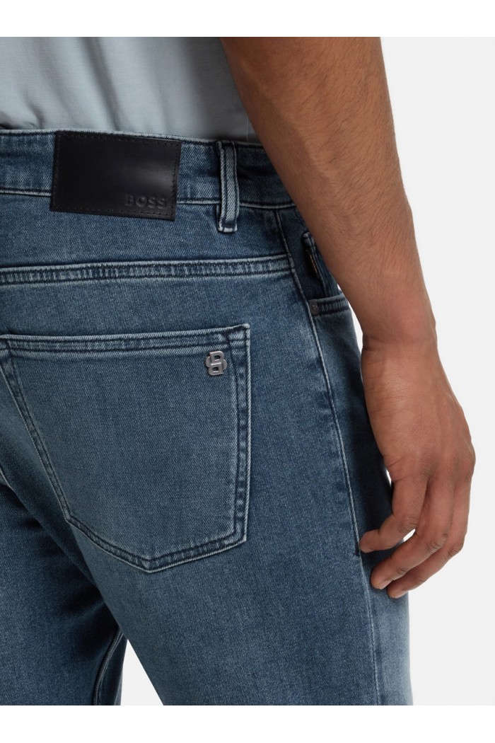 Delaware slim-fit jeans in blue comfort-stretch denim Delaware slim-fit jeans in blue comfort-stretch denim