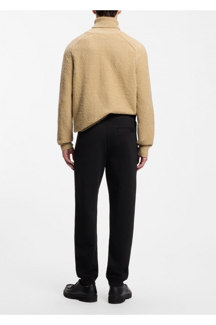Cotton-blend tracksuit bottoms with stacked logo