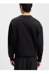 Oversized-fit sweatshirt in cotton terry with tonal logo