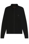 Knitted jacket in cotton and cashmere