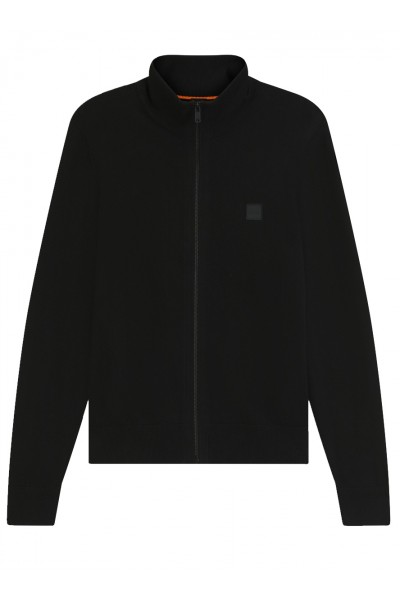 Knitted jacket in cotton and cashmere