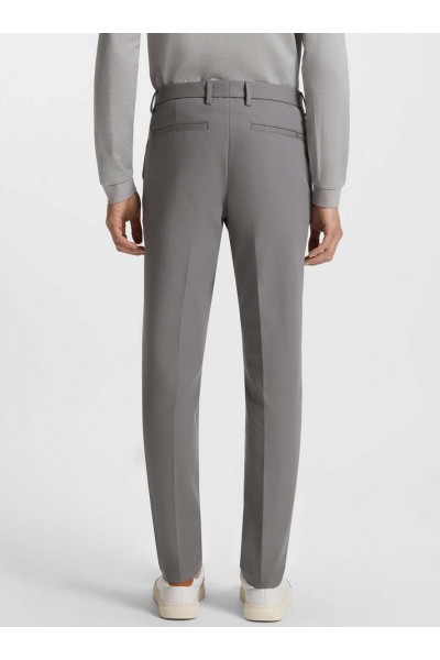 Slim-fit pants in a stretch-cotton