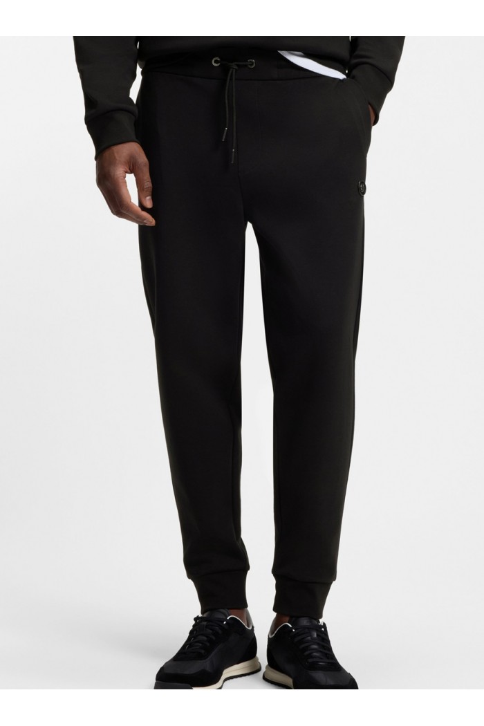 Cotton-blend track pants with Double B monogram badge