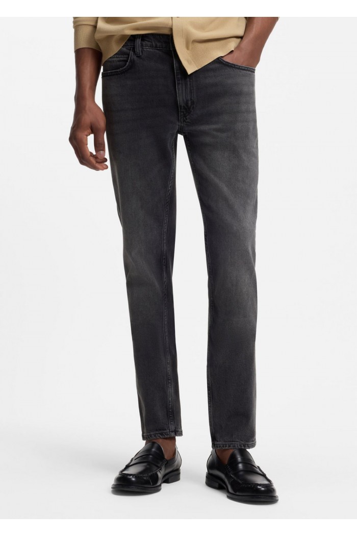 Extra-slim-fit jeans in grey stretch denim