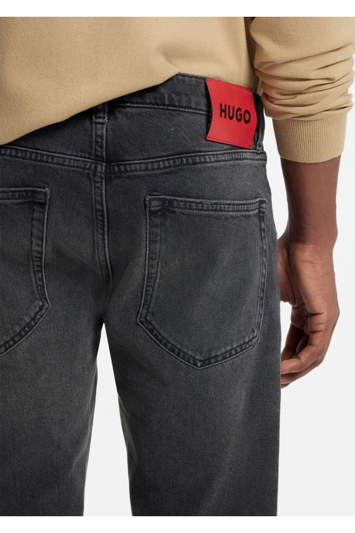 Extra-slim-fit jeans in grey stretch denim