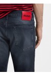 Slim-fit jeans in dark blue stretch denim