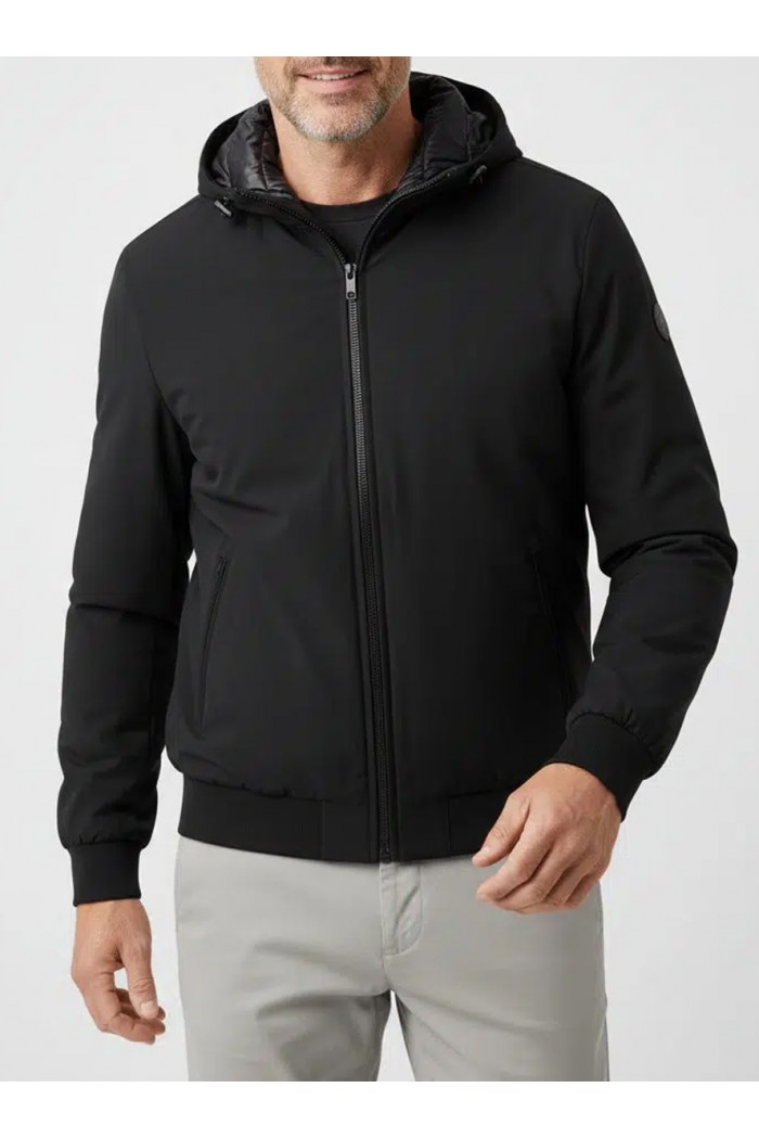 Water-repellent padded jacket with Double B monogram