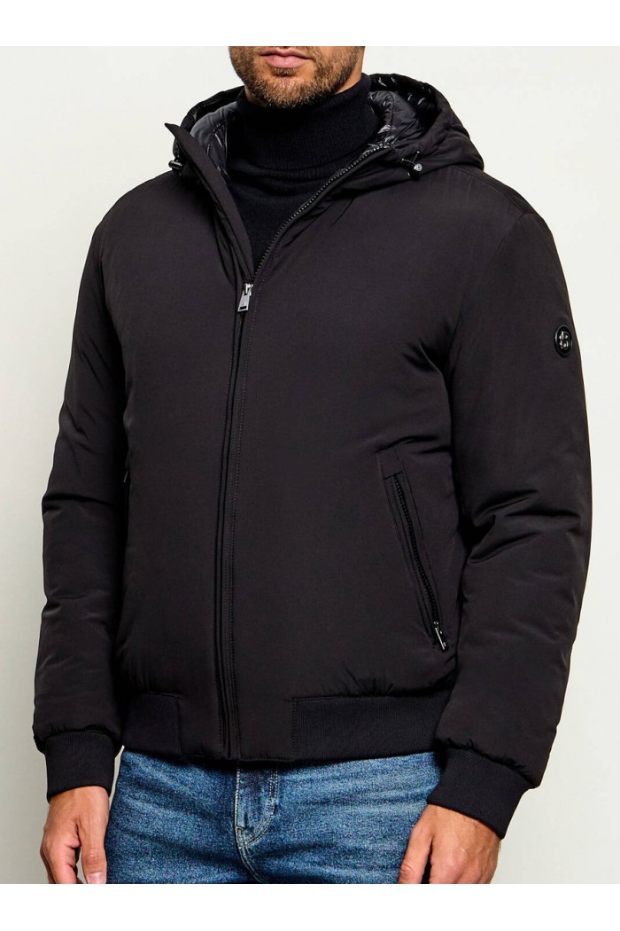Water-repellent padded jacket with Double B monogram