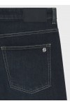 Slim-fit jeans with contrast stitching