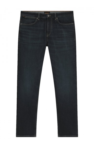 Slim-fit jeans with contrast stitching