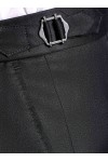 Tapered-fit trousers in virgin-wool serge