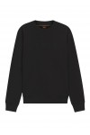 Relaxed-fit sweatshirt in cotton terry with embroidered logo
