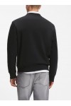 Relaxed-fit sweatshirt in cotton terry with embroidered logo