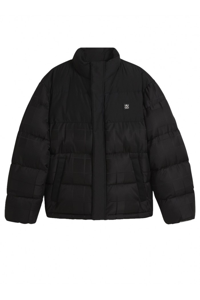 Water-repellent puffer jacket