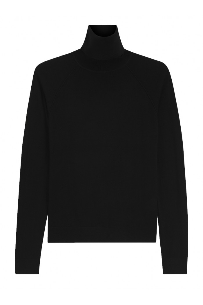 Slim-fit rollneck sweater in extra-fine merino wool Slim-fit rollneck sweater in extra-fine merino wool