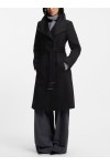 Belted formal coat in virgin wool and cashmere Belted formal coat in virgin wool and cashmere