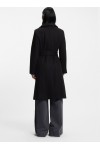 Belted formal coat in virgin wool and cashmere Belted formal coat in virgin wool and cashmere
